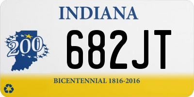 IN license plate 682JT