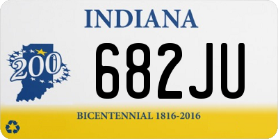 IN license plate 682JU