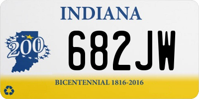 IN license plate 682JW