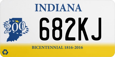 IN license plate 682KJ