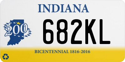 IN license plate 682KL