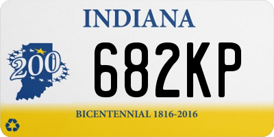 IN license plate 682KP