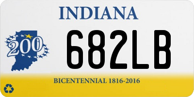 IN license plate 682LB