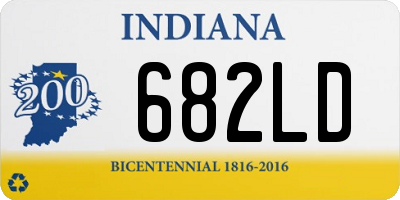 IN license plate 682LD