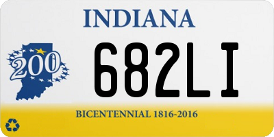 IN license plate 682LI