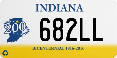 IN license plate 682LL