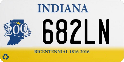 IN license plate 682LN