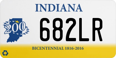 IN license plate 682LR