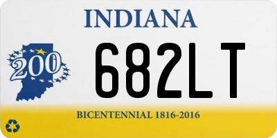 IN license plate 682LT