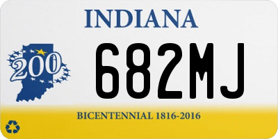 IN license plate 682MJ