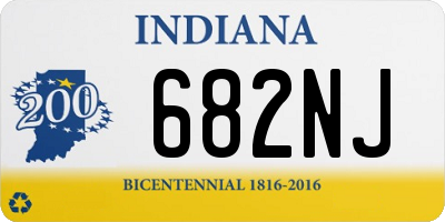 IN license plate 682NJ