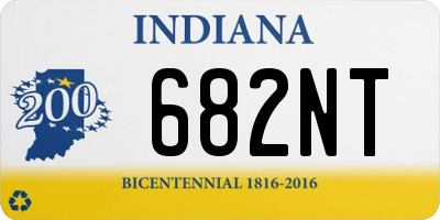 IN license plate 682NT