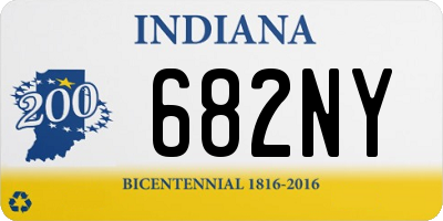 IN license plate 682NY