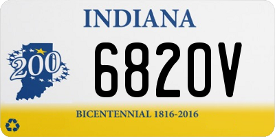 IN license plate 682OV