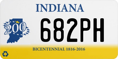IN license plate 682PH
