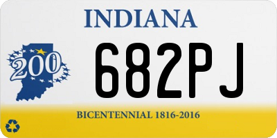 IN license plate 682PJ