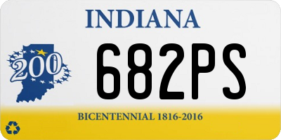 IN license plate 682PS