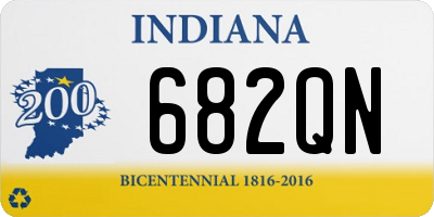 IN license plate 682QN