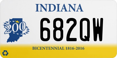 IN license plate 682QW