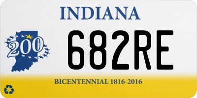 IN license plate 682RE