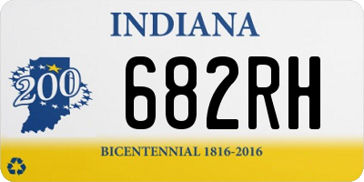 IN license plate 682RH