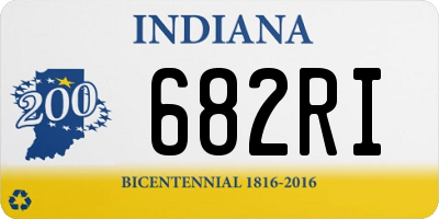 IN license plate 682RI