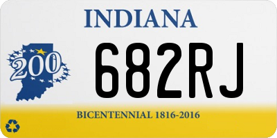 IN license plate 682RJ