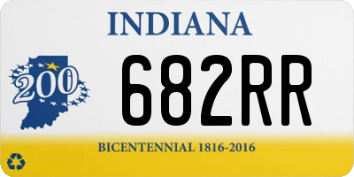 IN license plate 682RR