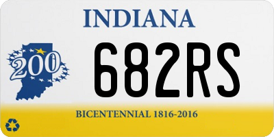 IN license plate 682RS