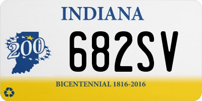 IN license plate 682SV