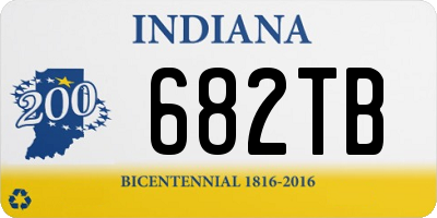 IN license plate 682TB