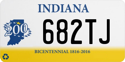 IN license plate 682TJ