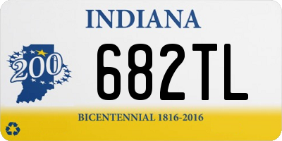 IN license plate 682TL