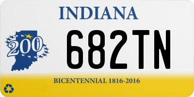 IN license plate 682TN