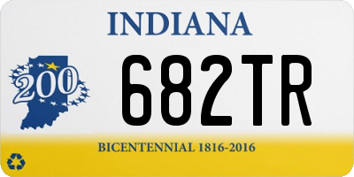 IN license plate 682TR