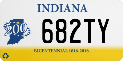 IN license plate 682TY