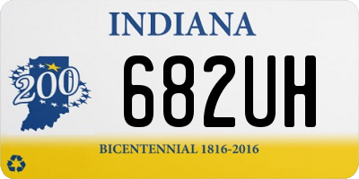 IN license plate 682UH