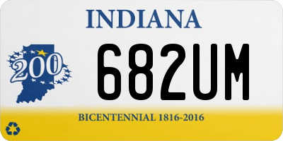 IN license plate 682UM