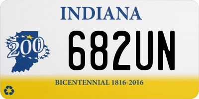 IN license plate 682UN