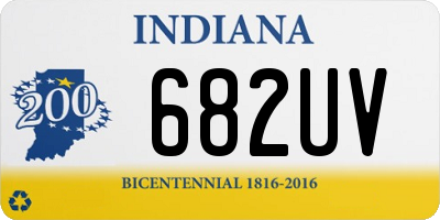 IN license plate 682UV