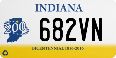 IN license plate 682VN