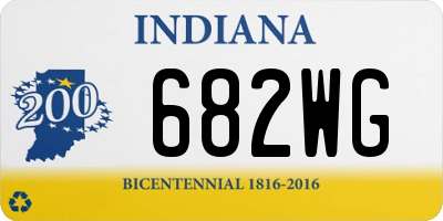 IN license plate 682WG