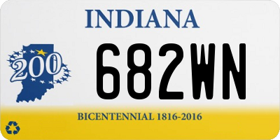 IN license plate 682WN