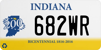 IN license plate 682WR