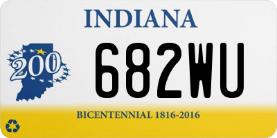 IN license plate 682WU