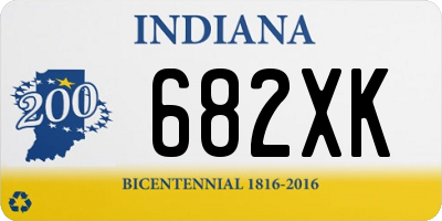 IN license plate 682XK