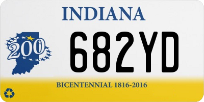 IN license plate 682YD