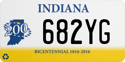 IN license plate 682YG
