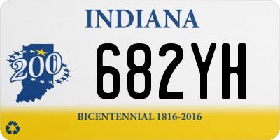 IN license plate 682YH