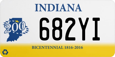 IN license plate 682YI
